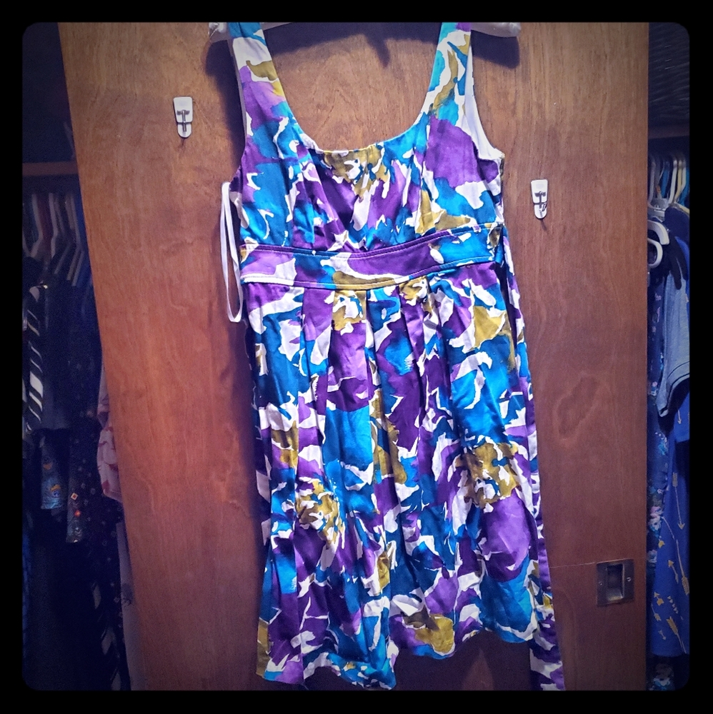 Watercolor print Sundress